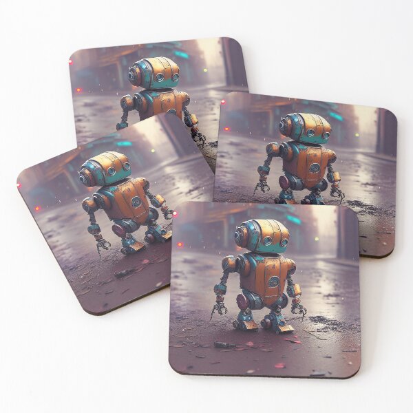 Item preview, Alone But So Cute - Cute Robot - Printable Art designed and sold by Excelsior--.