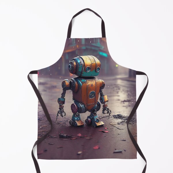 Aperçu de l'œuvre Seul mais si mignon - Robot Cute - Digital Art créée et vendue par Excelsior--.
