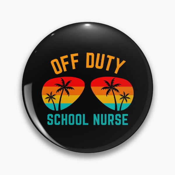 Item preview, Off Duty School Nurse Retro Nurse Quote Vintage Sunglasses Nursing Student Gifts designed and sold by PrintOfi.