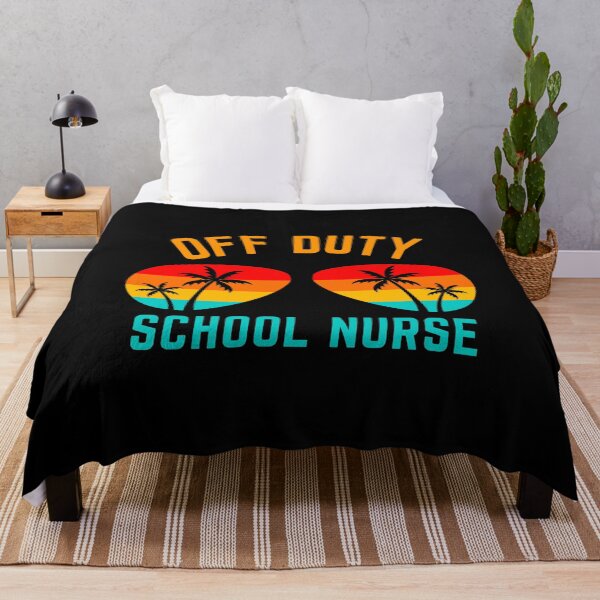 Item preview, Off Duty School Nurse Retro Nurse Quote Vintage Sunglasses Nursing Student Gifts designed and sold by PrintOfi.