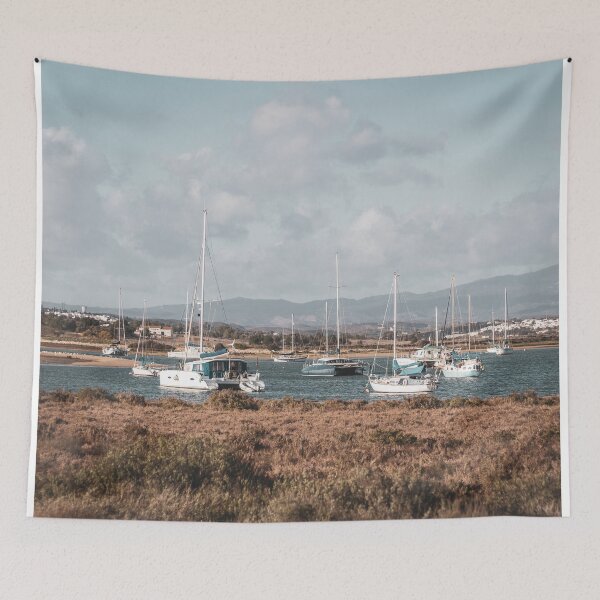 Item preview, Harbour in Alvor, Portugal designed and sold by LazyCho.