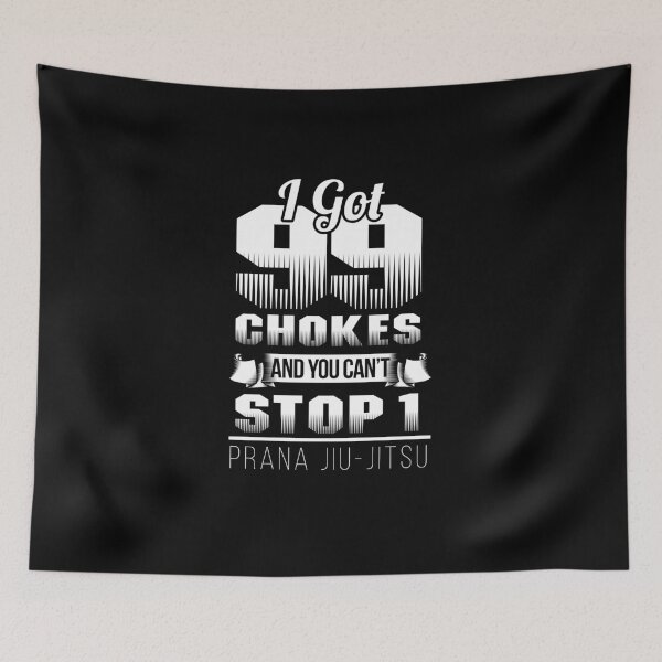 Item preview, I Got 99 Chokes and you can't stop 1 | brazilian jiu jitsu | jiu jitsu apparel | jujitsu shirts | bjj | bjj shirt | bjj gift | martial arts shirt | mma shirt designed and sold by Kreature Look.