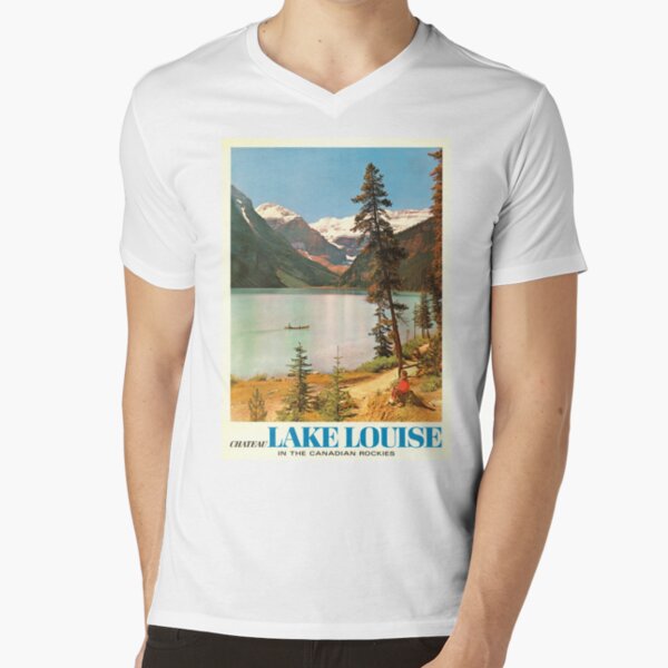  Canadian Rockies Retro Vintage Hiking Apparel - Souvenir  Premium T-Shirt : Clothing, Shoes & Jewelry