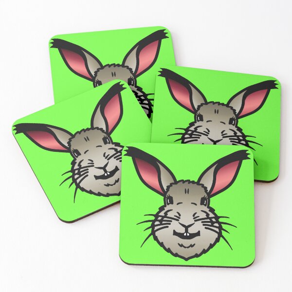 Item preview, HAPPIEST RABBIT - A smiling, happy bunny rabbit designed and sold by LadySquiggle.