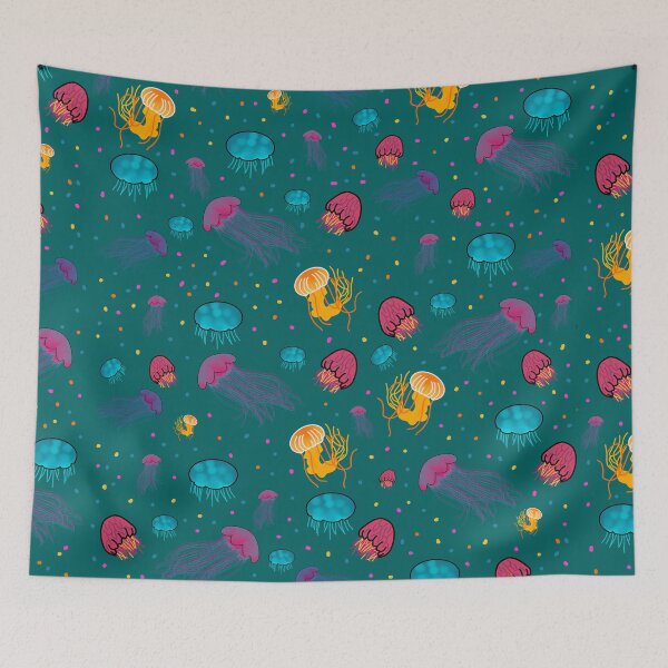 Item preview, Blue Jelly Fish designed and sold by ScienceHeartCo.