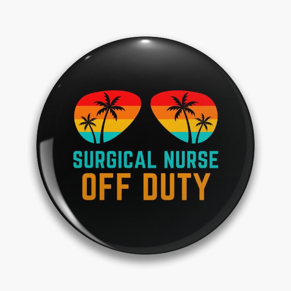 Item preview, Surgical Nurse Off Duty Retro Nurse Quote Vintage Sunglasses Nursing Student Gifts designed and sold by PrintOfi.