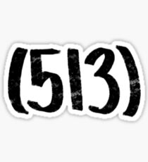 (513) Sticker