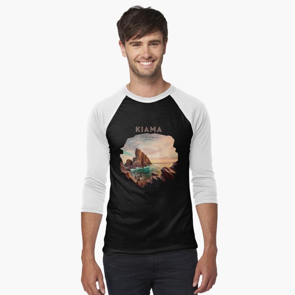 Item preview, Baseball ¾ Sleeve T-Shirt designed and sold by Tangibles.