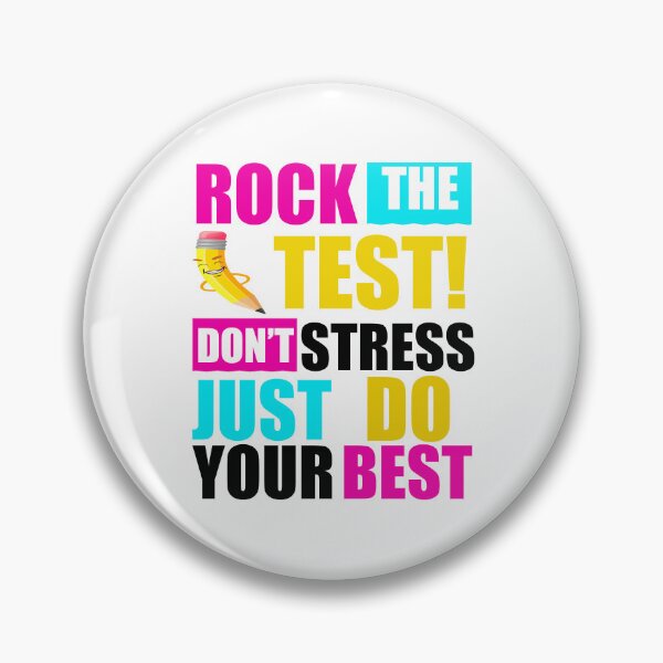 Item preview, Rock The Test Don't Stress Just Do Your Best, Funny Testing Teacher Rock The Test Teaching Student designed and sold by the--best-art.