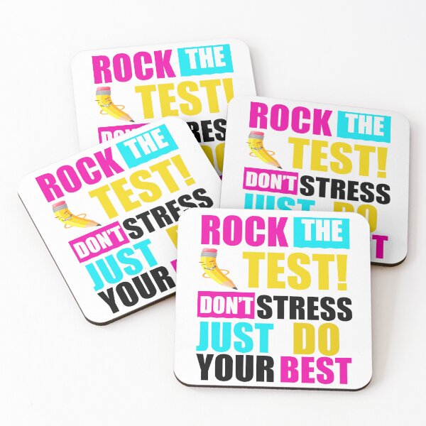Item preview, Rock The Test Don't Stress Just Do Your Best, Funny Testing Teacher Rock The Test Teaching Student designed and sold by the--best-art.
