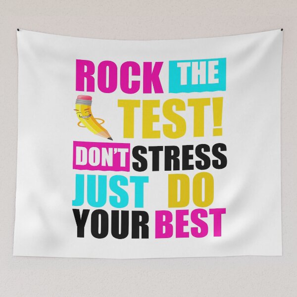 Item preview, Rock The Test Don't Stress Just Do Your Best, Funny Testing Teacher Rock The Test Teaching Student designed and sold by the--best-art.