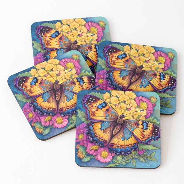 Item preview, Butterfly and lantana  designed and sold by Dorikoogler.