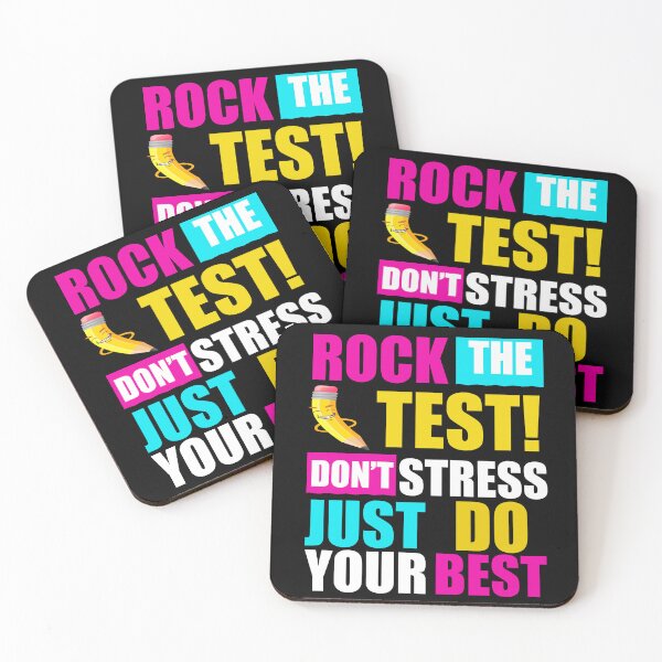 Item preview, Rock The Test Don't Stress Just Do Your Best, Funny Testing Teacher Rock The Test Teaching Student designed and sold by the--best-art.
