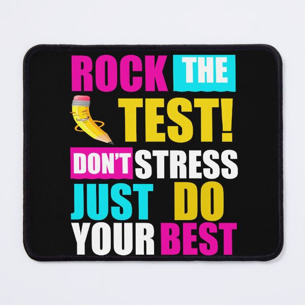 Artikelvorschau, Rock The Test Don't Stress Just Do Your Best, Funny Testing Teacher Rock The Test Teaching Student entworfen und verkauft von the--best-art.