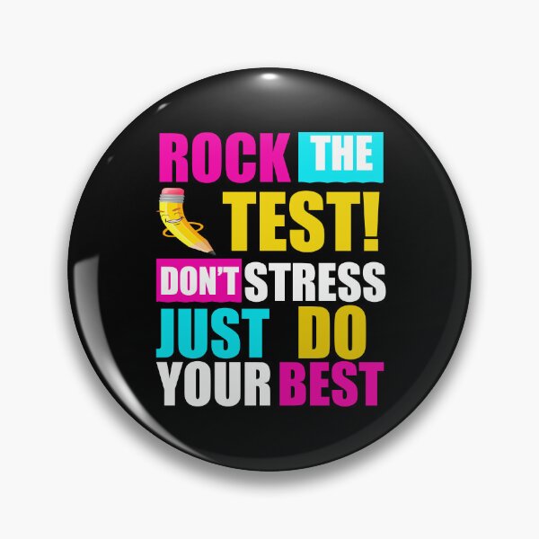 Item preview, Rock The Test Don't Stress Just Do Your Best, Funny Testing Teacher Rock The Test Teaching Student designed and sold by the--best-art.