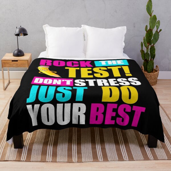 Item preview, Rock The Test Don't Stress Just Do Your Best, Funny Testing Teacher Rock The Test Teaching Student designed and sold by the--best-art.