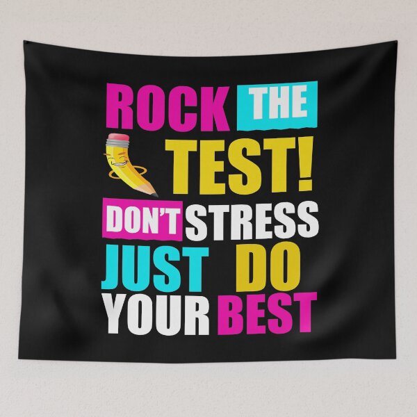 Item preview, Rock The Test Don't Stress Just Do Your Best, Funny Testing Teacher Rock The Test Teaching Student designed and sold by the--best-art.