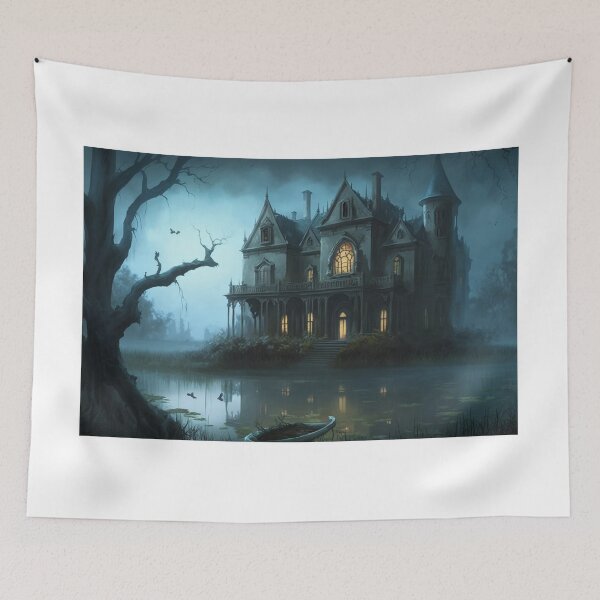 Item preview, Spooky Haunted House designed and sold by NevermoreFalls.