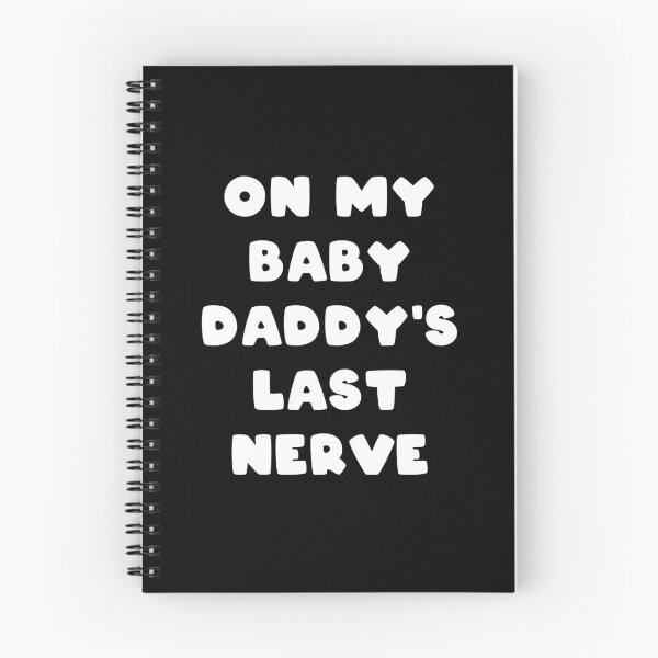 Item preview, on my baby daddys last nerve designed and sold by Catsloversdotme.