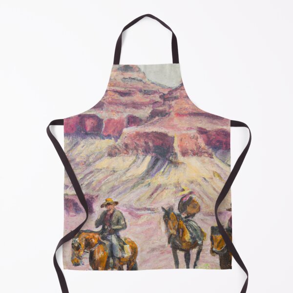 Item preview, Cowboys in Canyon as a Pastel (AI Generated Art) designed and sold by Cowboy Folly.