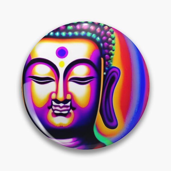 Item preview, Rainbow Body Buddha Psychedelic Print designed and sold by DharmaArts.