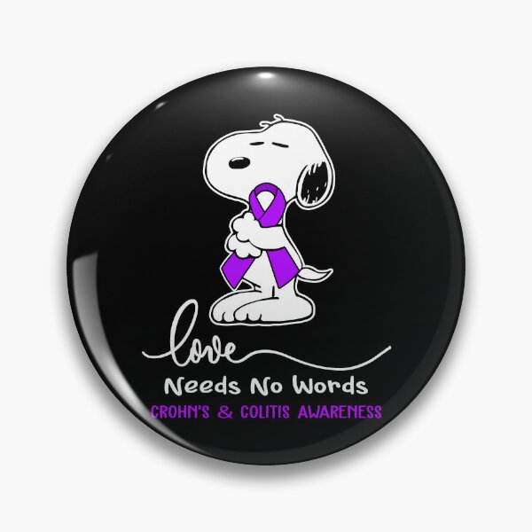 Item preview, Crohn's & Colitis Awareness - LOVE NEEDS NO WORDS designed and sold by Elise-Chapman.