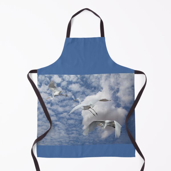 Item preview, Great White Egrets in Flight designed and sold by CarolM.