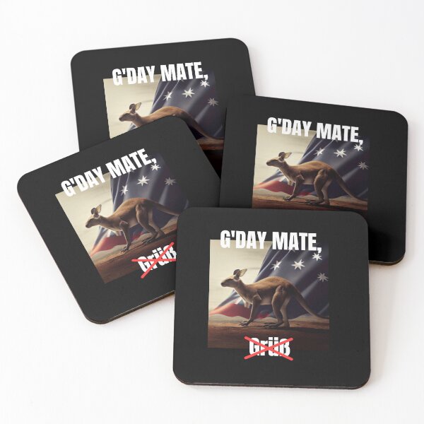 Item preview,  Australia not Austria G'day mate, not Grüß Gott designed and sold by blakfrog.