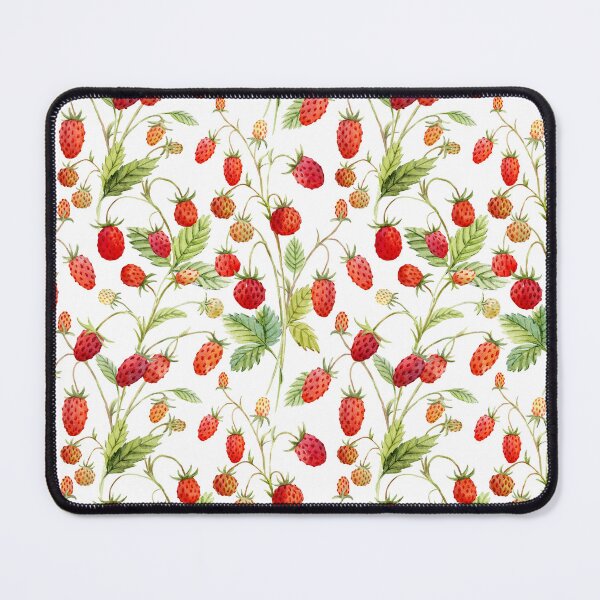 Item preview, Watercolor Wild Strawberry Fruit and Leaves designed and sold by silviaol.