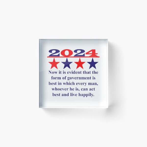 Item preview, Now It Is Evident That The Form Of Government - Political Quote  designed and sold by CrankyOldDude.