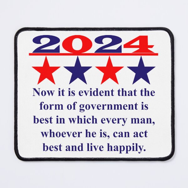 Item preview, Now It Is Evident That The Form Of Government - Political Quote  designed and sold by CrankyOldDude.