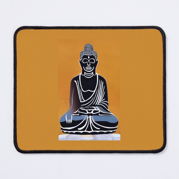 Item preview, Skeleton Buddha Print designed and sold by DharmaArts.