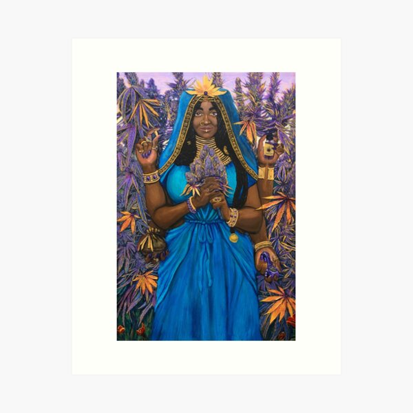 Item preview, Cannabis Goddess designed and sold by terigrimm.