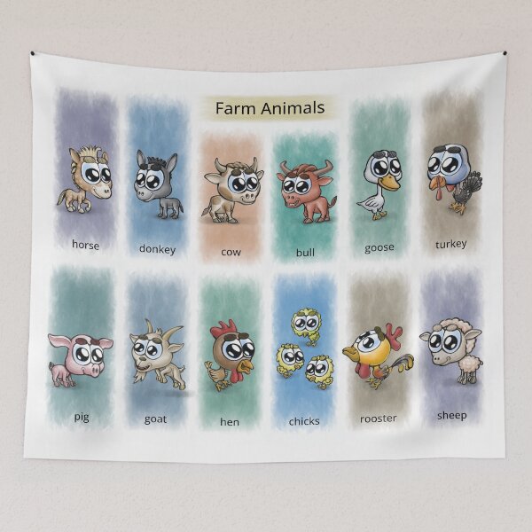Item preview, Farm Animals designed and sold by TomsZoo.