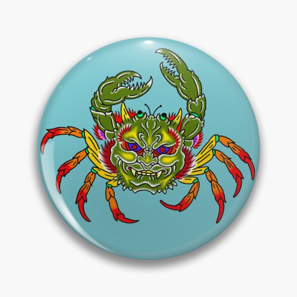 Item preview, Japanese Oni Samurai Crab designed and sold by Barkainian.