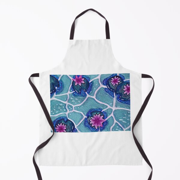 Item preview, Lagoon Lily Pad Pond - No Boarder designed and sold by Qwertyu225.