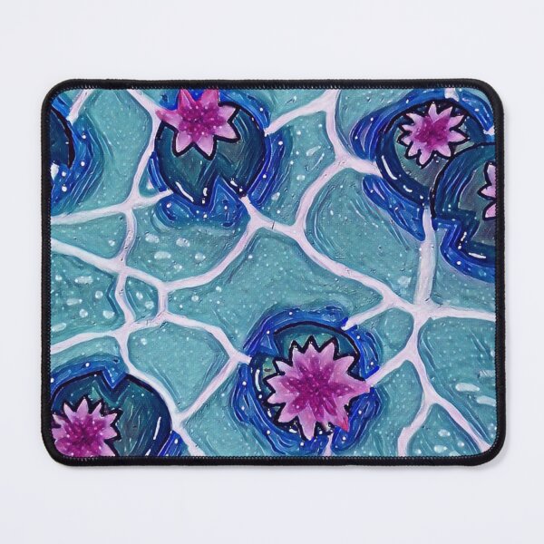 Item preview, Lagoon Lily Pad Pond - No Boarder designed and sold by Qwertyu225.