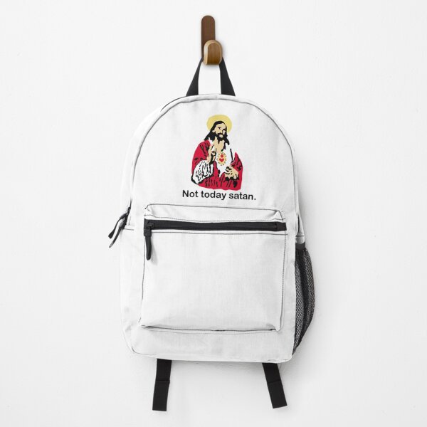 Item preview, Not today satan, jesus sacred heart  designed and sold by El Brown Mercado.