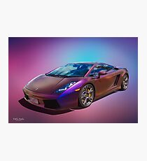 Super Car Dreaming Photographic Print