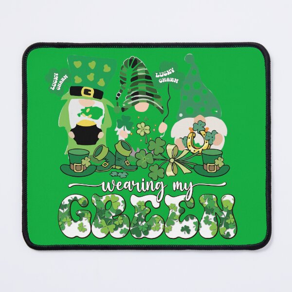 Item preview, St. Patrick's Day Lucky Charm Wearing My Green - Cute Lucky Charm designed and sold by Vero De.