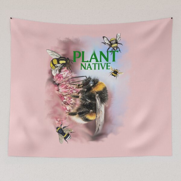 Item preview, Our Pollinators Like Bumblebees & Butterflies Need Native Plants to Survive designed and sold by walkingrock.