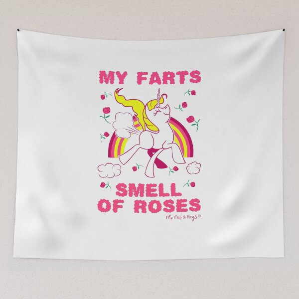 Item preview, My Farts Smell Of Roses Pony Rainbow Design designed and sold by atifG.