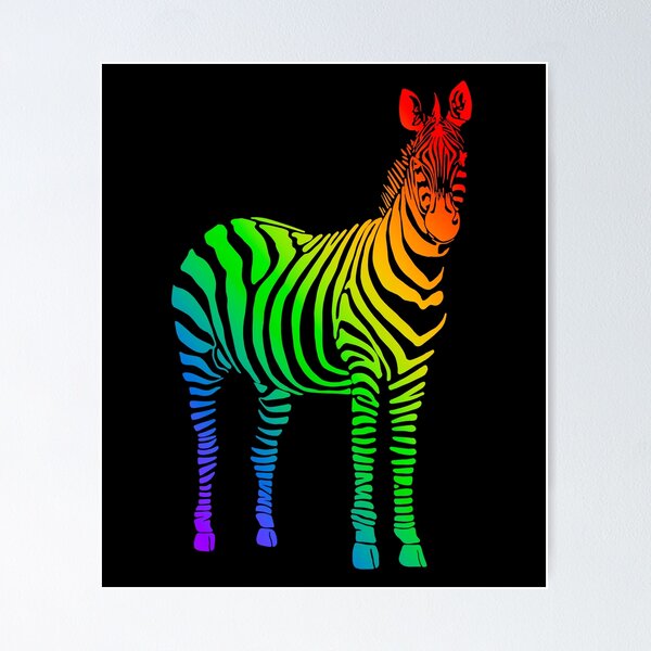 Item preview, Rainbow Zebra designed and sold by DaveDanchuk.