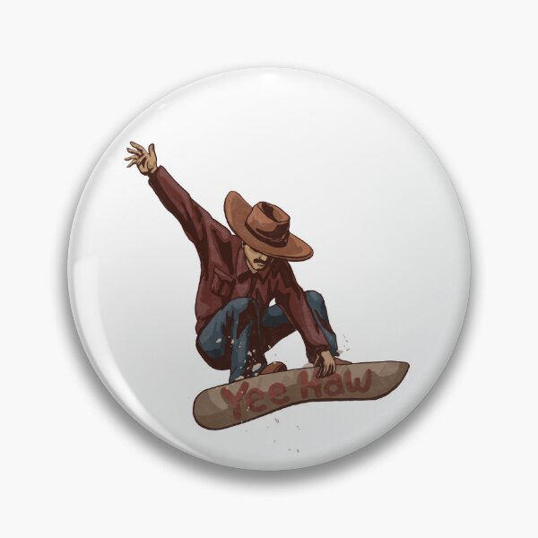 Artikelvorschau, Snowboard-Cowboy entworfen und verkauft von CleverILY.