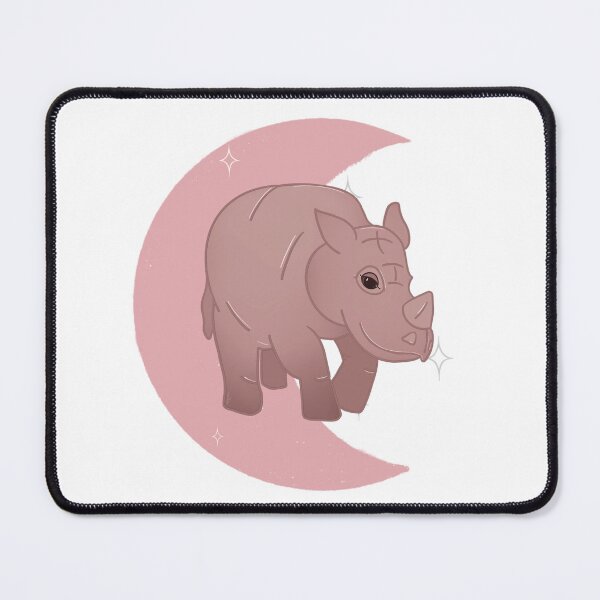 Item preview, Rhino Crescent - Rose designed and sold by bellamousse design co.