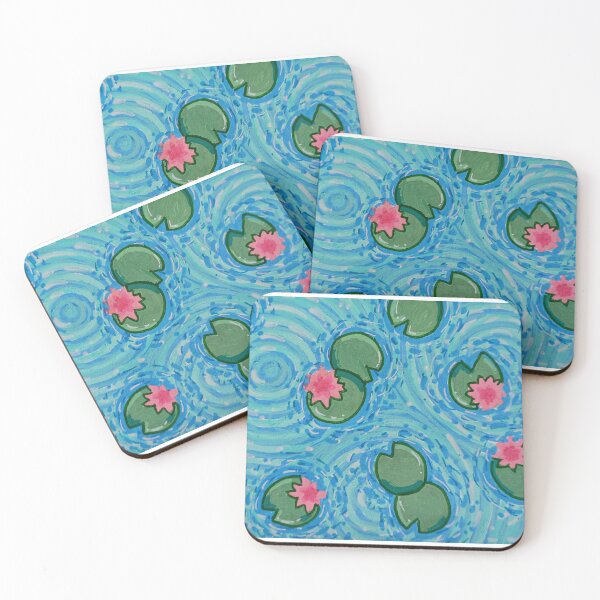 Item preview, Messy Lily Pad Pond - No Boarder designed and sold by Qwertyu225.