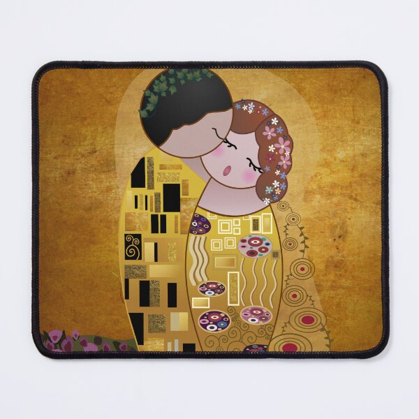 Item preview, Kokeshi The kiss of Klimt designed and sold by Pendientera.