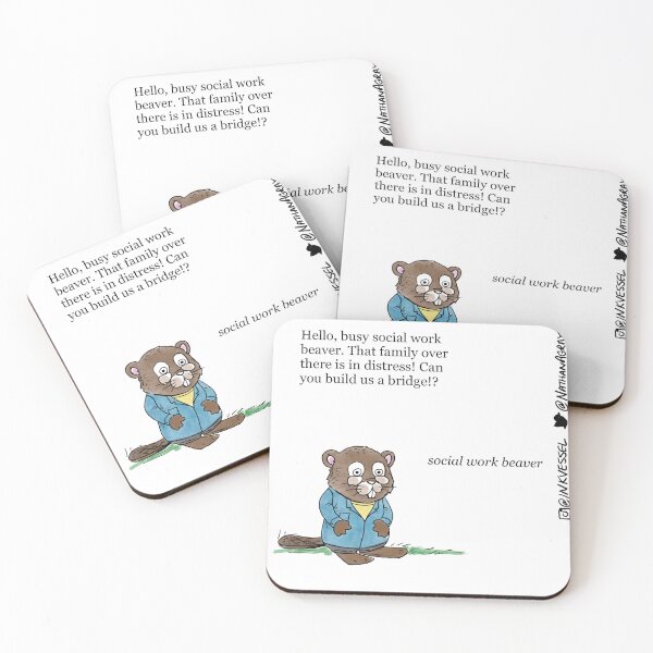 Item preview, Busy Social Worker Beaver designed and sold by NathanGray.