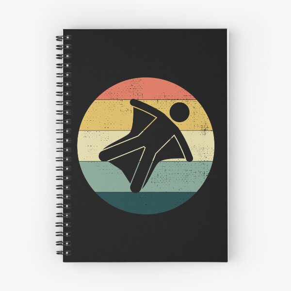 Item preview, Wingsuit flying Base Jumping Skydiving Retro Vintage designed and sold by TastefulTees.