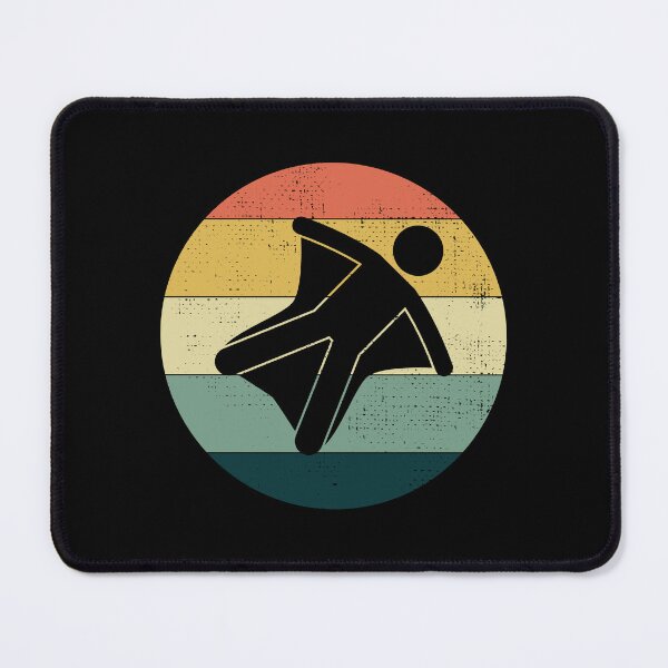 Item preview, Wingsuit flying Base Jumping Skydiving Retro Vintage designed and sold by TastefulTees.
